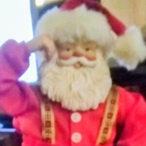 Vintage 1998 Dancing, Rocking Santa